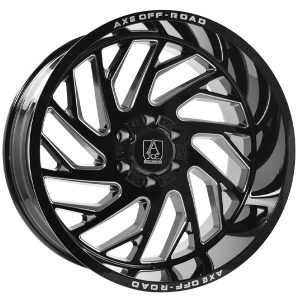 Axe Zeus Black Milled Wheel