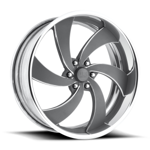 Silver and chrome wheel